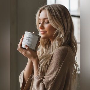 New Anchored Northwest Date Night Wood Wick Corrugated Metal Candle